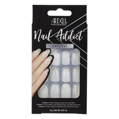 Ardell Nail Addict Natural Oval - 24 PCS