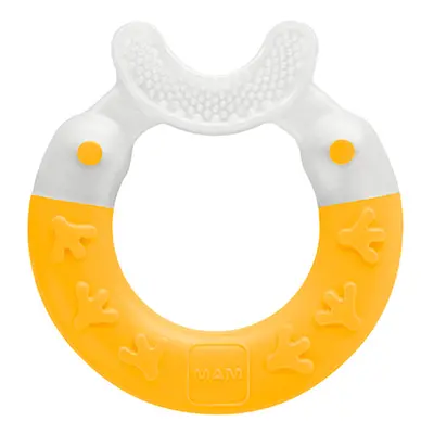 MAM Bite & Brush Teething Ring-Yellow