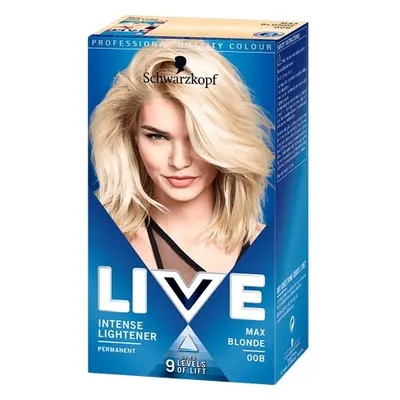 Schwarzkopf Live Permanent Hair Colour - 00B Max Blonde