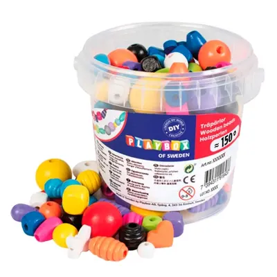 Playbox Wooden Beads - 150 PCS