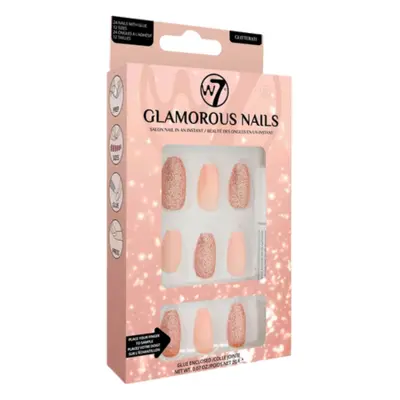 W7 Glamorous Nails Glitterati - 24 PCS