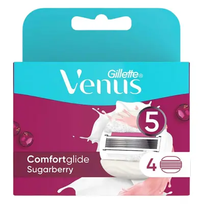 Gillette Venus Sugarberry Razor Blades - 4 PCS