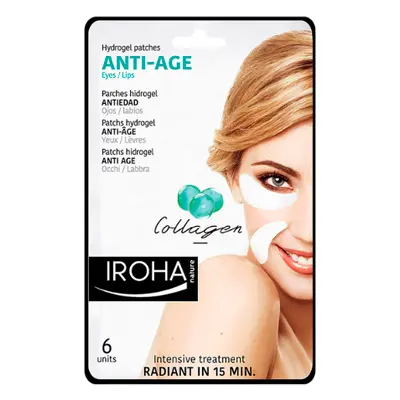 Iroha Hydrogel Anti-Age Collagen Eye Patches - 6 pcs