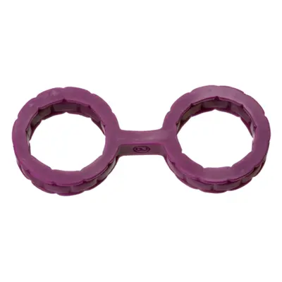 Doc Johnson Japanese Bondage Silicone Handcuffs - Purple