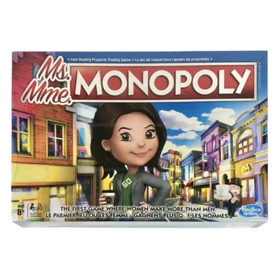 Hasbro Ms. Monopoly The First Game Where Women Make More Than Men Board game (English/French)