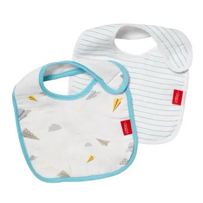 Nuby Muslin Snug n' Dry Bib - 2 pack