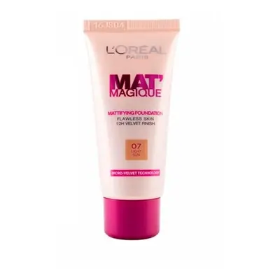 L Oreal Mat Magique Mattifying Foundation Light Sun