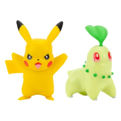 Pokémon Pokemon Battle Figure Chikorita & Pikachu