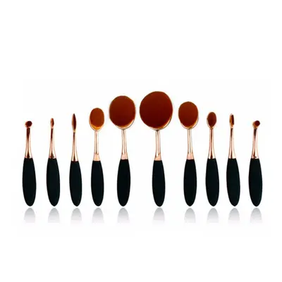 Oval brushes Gold – 10 pcs.