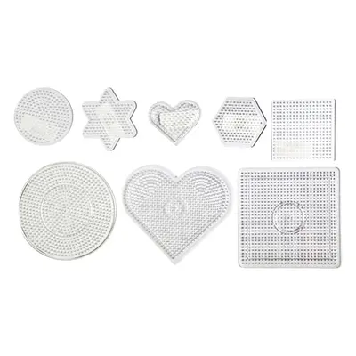 Creotime Transparent Perlepladesæt - 8 PCS