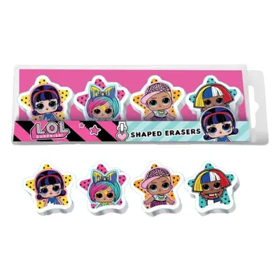 LOL Surprise Eraser Set - 4 pcs