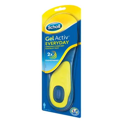 Scholl GelActiv Work Insoles - Size 40-46.5