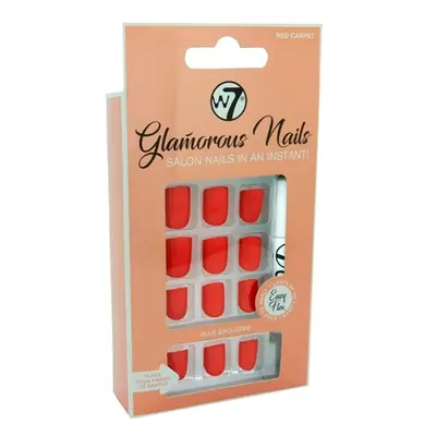 W7 Glamorous Nails Red Carpet - 24 PCS