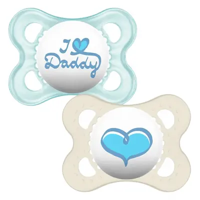 MAM Style Pacifier I Love Daddy Blue - 2 pcs