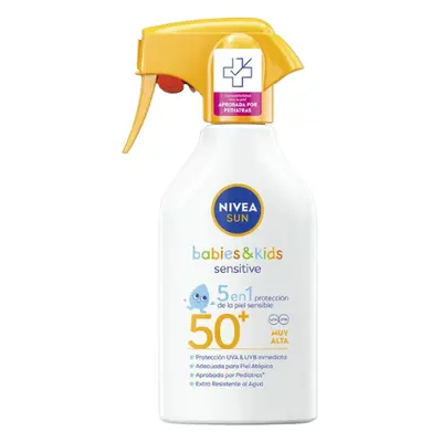 Nivea Sun Babies & Kids Sensitive 5-i-1 Spray Sunscreen SPF50+ 270 ml