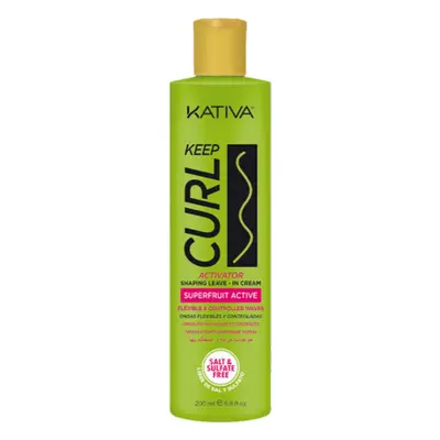 Kativa Keep Curl activator leave-in cream - 200ml