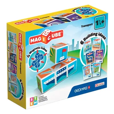 Geomag Magicube Magnetic Building blocks - Transportation