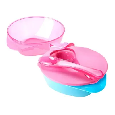 Tommee Tippee Bowl Pink/Orange - 2 pack