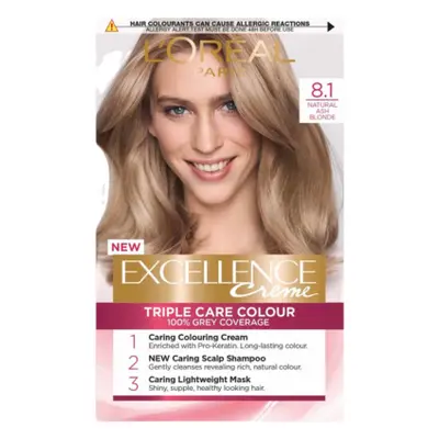 L Oreal Excellence Light Ash Blonde 8.1