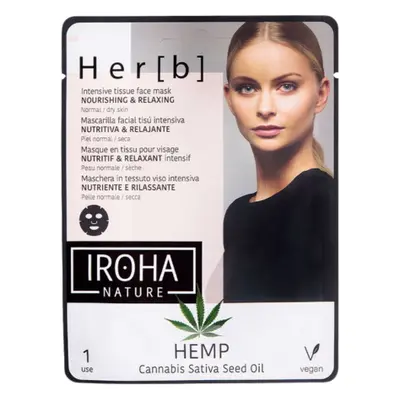 Iroha Cannabis Nourishing & Relaxing Face Mask - 1 PCS