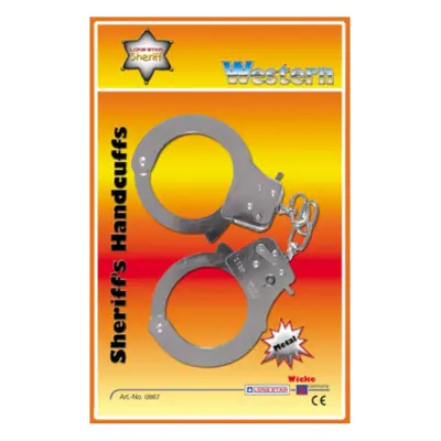 Wicke Western Sheriff Handcuffs - Metal