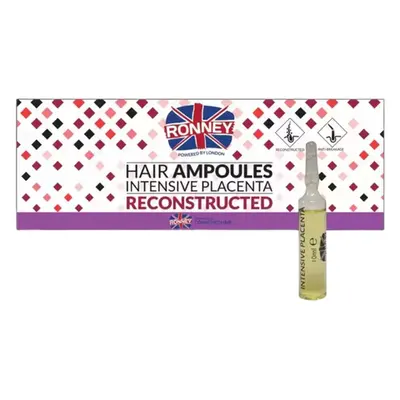 Ronney Hair Ampoules Intensive Plancenta Reconstructed 12 x 10 ml