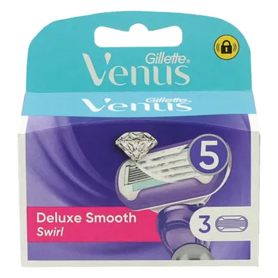 Gillette Venus Deluxe Smooth Swirl Razor Blades 3 PCS