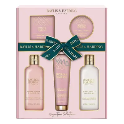 Baylis & Harding Bayliss & Harding Jojoba, Vanilla & Mandel Cleansing Set - 5 dele