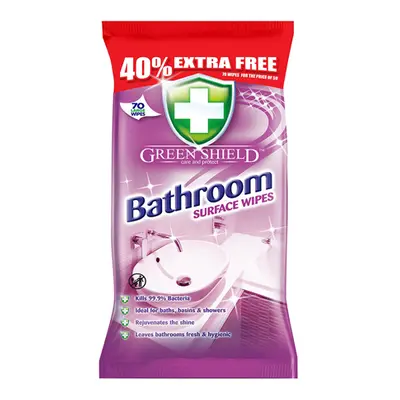 Green Shield Bathroom Wipes - 70 PCS