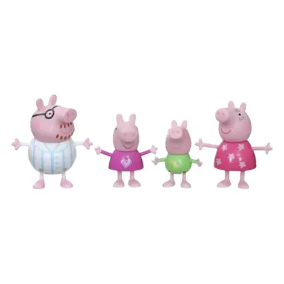 Gurli Gris Peppa's Family Bedtime Figure set - 4 pcs