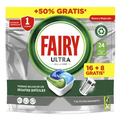 Fairy All in 1 Ultra Plus Dishwashing loss - 24 PCS