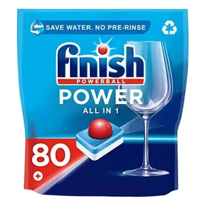 Finish Powerball All in One Dishwasher Tabs - 80 PCS