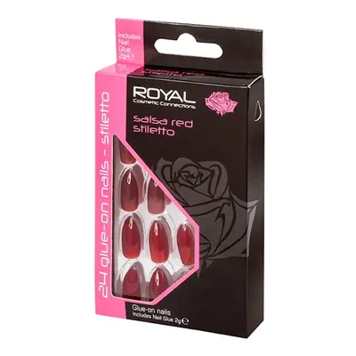 Royal Artificial Nail Reflection Stiletto - 24 PCS.