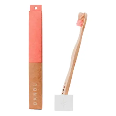 Banbu Toothbrush i Bamboo - Pink