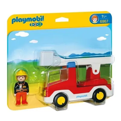 Playmobil 1.2.3 Fire Truck With Increase