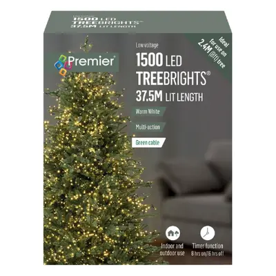 Premier 1500 LED Treebrights Light Chain w. Timer - 37.5m