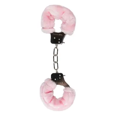 Handcuffs With Plush Pink