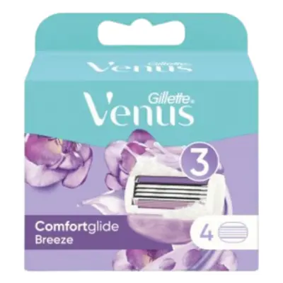 Gillette Venus Breeze Razors - 4 pieces