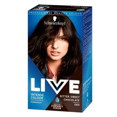 Schwarzkopf Live Permanent Hair Colour - 089 Bitter Sweet Chocolate