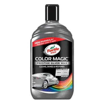 Turtle Wax Color Magic Colored Car Wax Silver