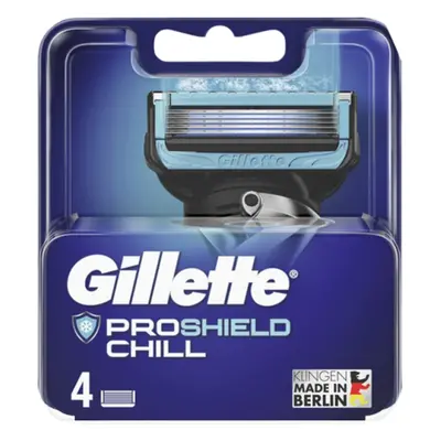 Gillette ProSheild Chill Razor Blades 4 PCS