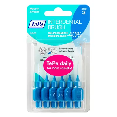 TePe Interdental brushes size 3 - 6 pcs