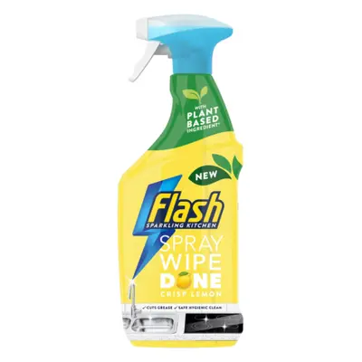 Flash Spray Wipe Done Crisp Lemon Køkkenspray - 800ml