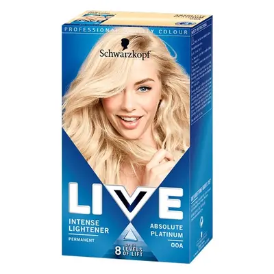 Schwarzkopf Live Permanent Hair Colour - 00A Absolute Platinum