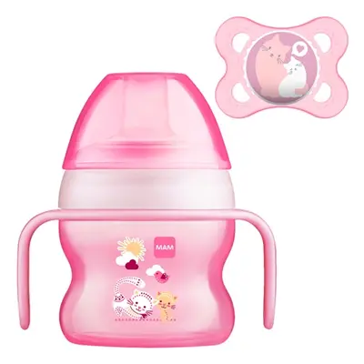 MAM Drinking coach & Pacifier - Pink