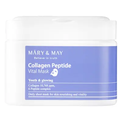 Mary & May Collagen Peptide Vital Mask - 30 paragraph