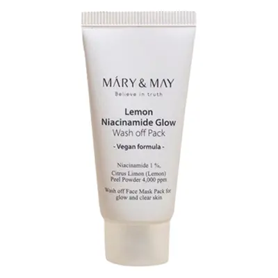 Mary & May Lemon Niacinamide Glow Wash off Pack - 30g