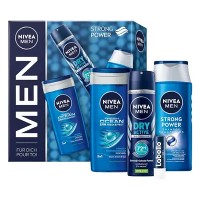 Nivea Men Strong Power Care set - 4 dele