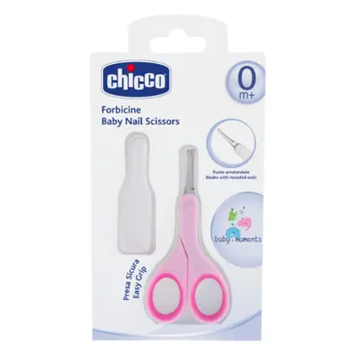 Chicco Baby Nail Scissors - Light Pink