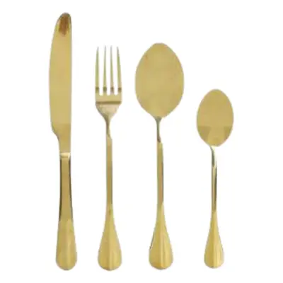 ITEM Gold Cutlery set - 16 share